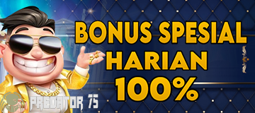 BONUS SPECIAL HARIAN 100% ( DI DEPAN )